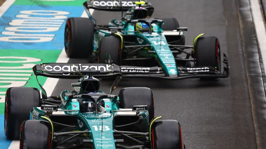 Fernando Alonso y Lance Stroll Fernando Alonso y Lance Stroll