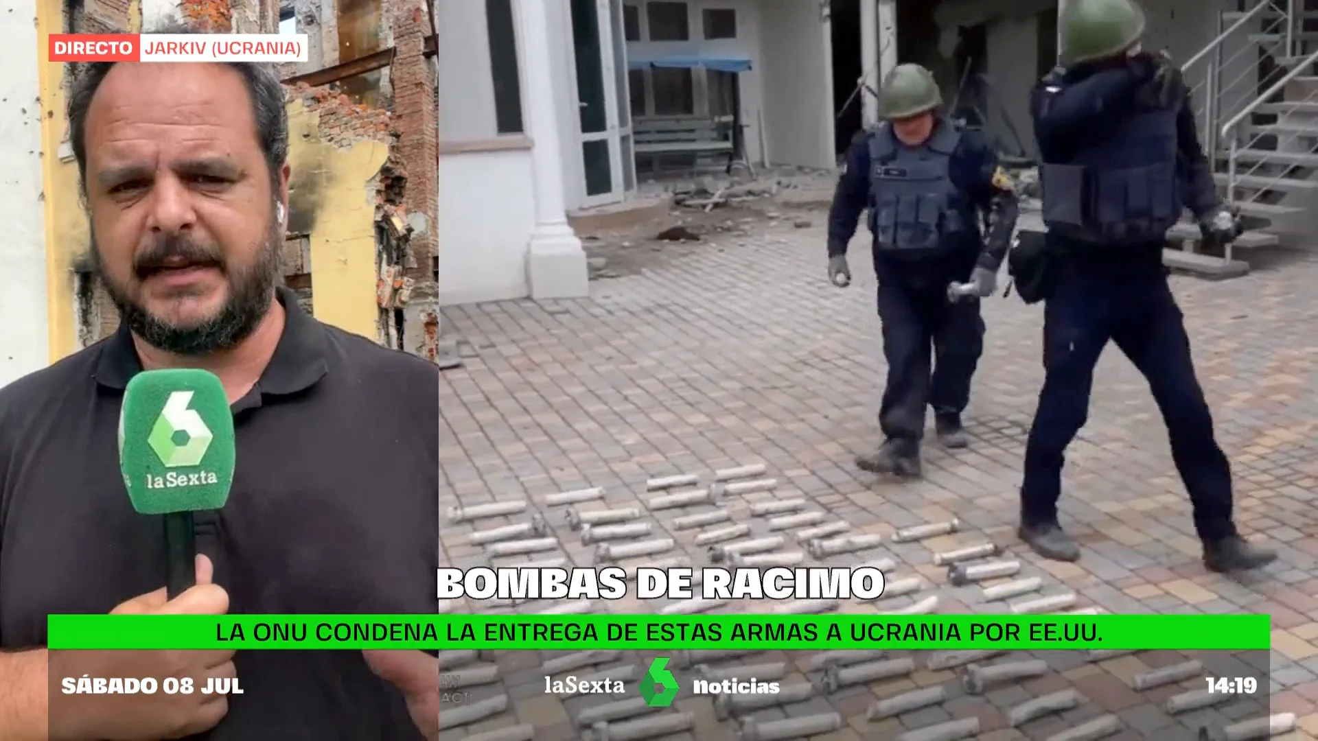 Varios países critican que EEUU envíe bombas de racimo a Ucrania Varios países critican que EEUU envíe bombas de racimo a Ucrania