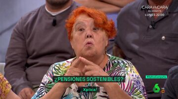  XPLICA El mensaje de una pensionista a los jóvenes tras la propuesta de aumentar la edad de jubilación: "Sin las pensiones no tenéis futuro ni tú ni tú"