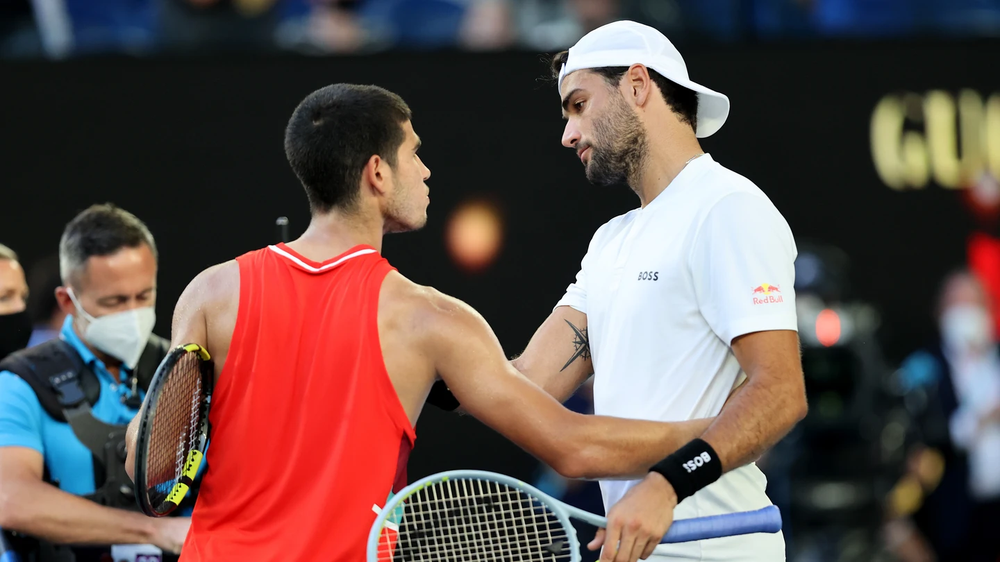 Carlos Alcaraz y Matteo Berrettini Carlos Alcaraz y Matteo Berrettini