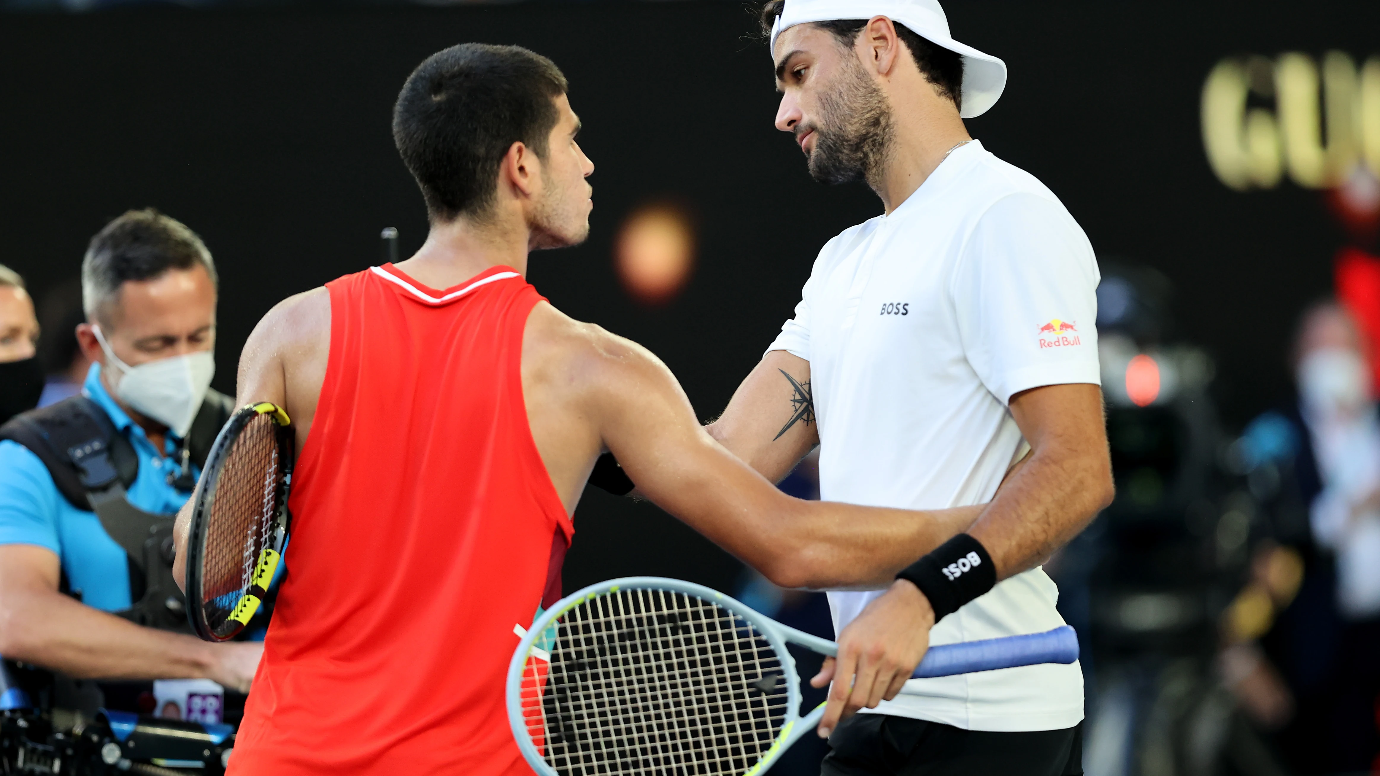 Carlos Alcaraz y Matteo Berrettini