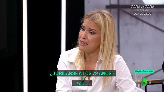 XPLICA Afra Blanco, sobre la propuesta de los empresarios de jubilarse a los 72 años XPLICA Afra Blanco, sobre la propuesta de los empresarios de jubilarse a los 72 años