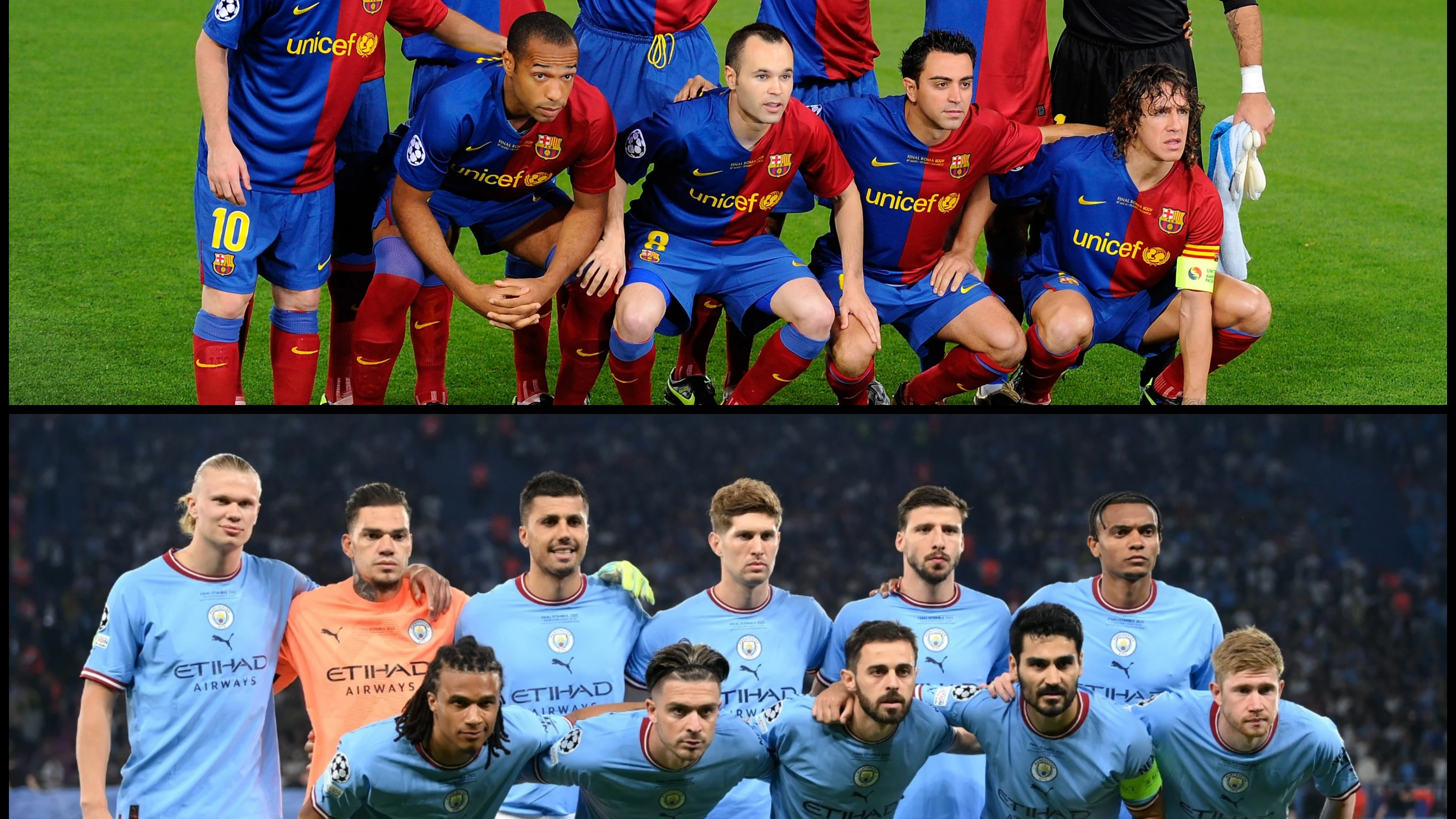 Barça 2009 vs Manchester City 2023