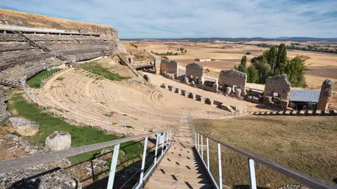 Teatro Romano de Clunia Sulpicia, en Burgos Teatro Romano de Clunia Sulpicia, en Burgos