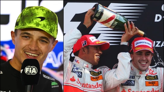 El irónico mensaje de Norris sobre la relación Alonso-Hamilton con McLaren El irónico mensaje de Norris sobre la relación Alonso-Hamilton con McLaren