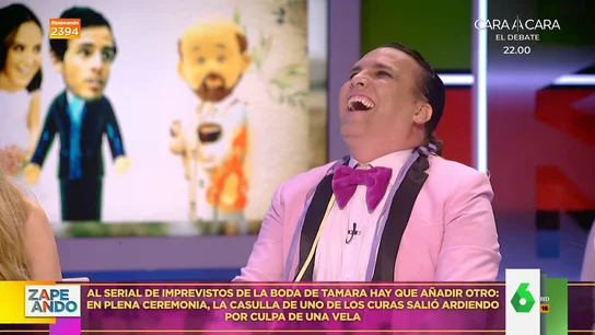 el cura sale en llamas de la boda de Tamara Falcó e Íñigo Onieva el cura sale en llamas de la boda de Tamara Falcó e Íñigo Onieva