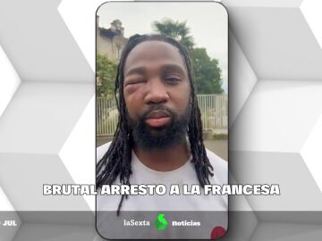 Violenta detención en una manifestación contra la brutalidad policial