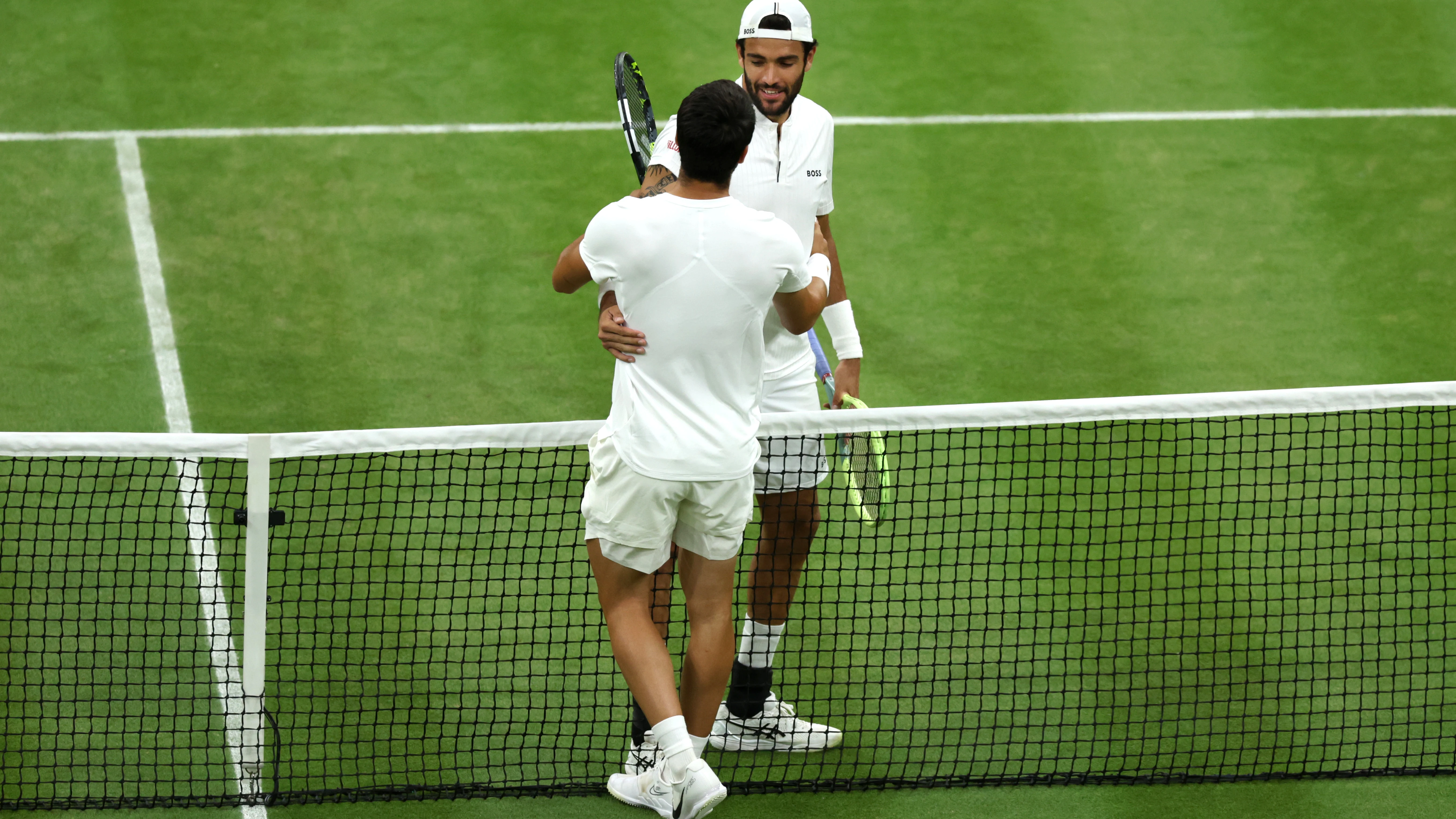 Matteo Berrettini y Carlos Alcaraz