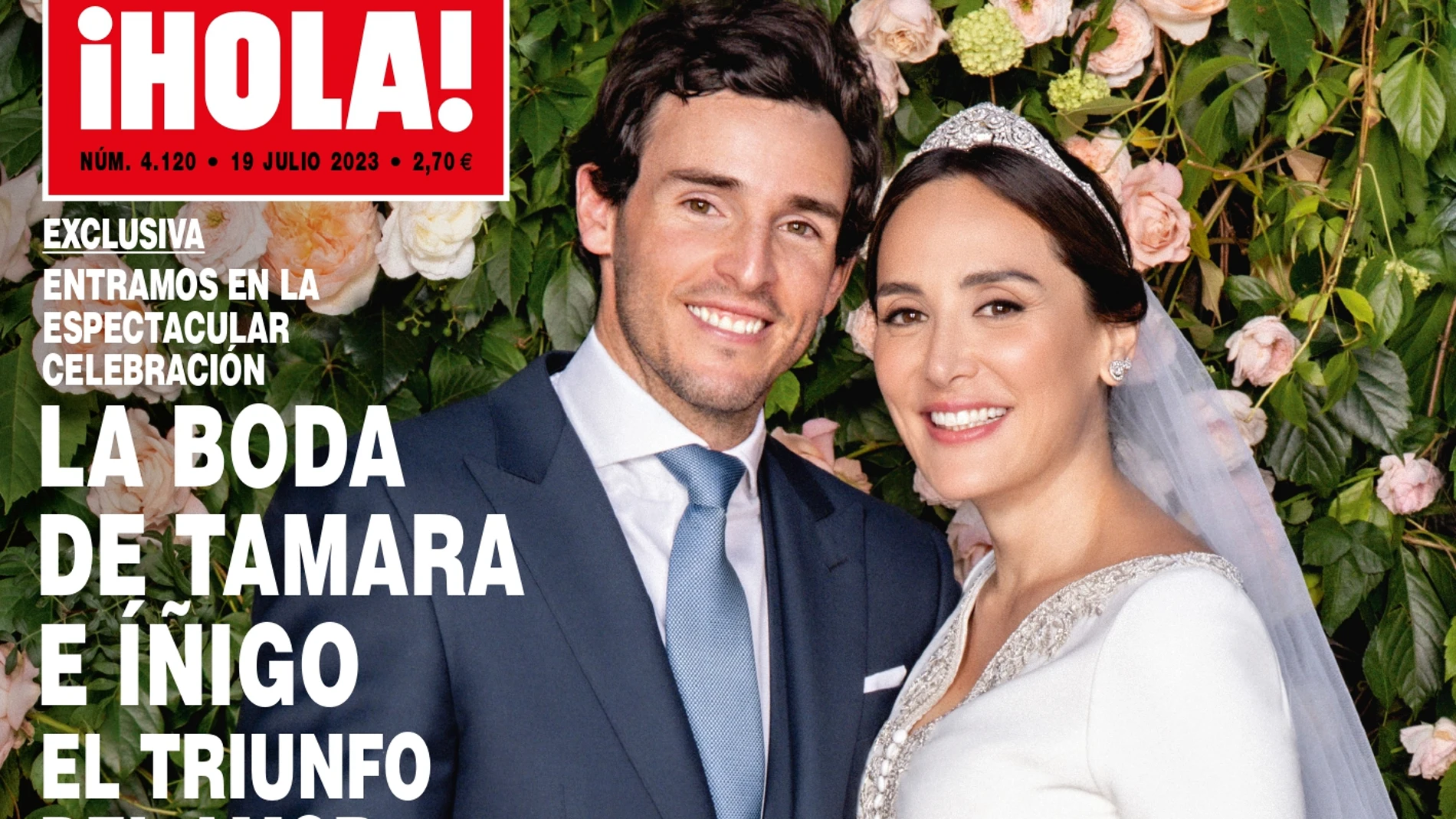La portada de &#39;¡Hola!&#39; con la boda de Tamara Falcó e Íñigo Onieva