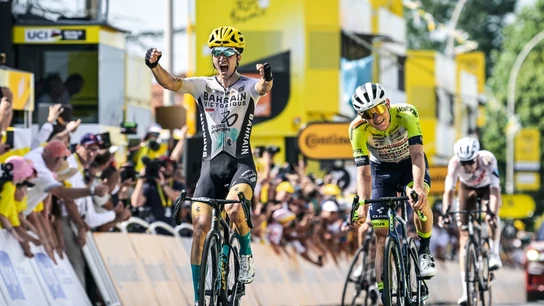 Pello Bilbao celebra la victoria Pello Bilbao celebra la victoria