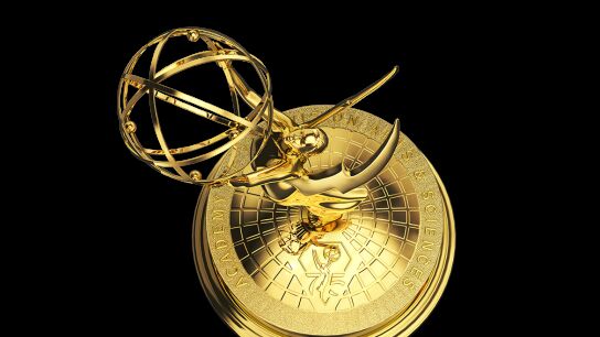 La estatuilla de la 75 edici&oacute;n de los premios Emmy 2023