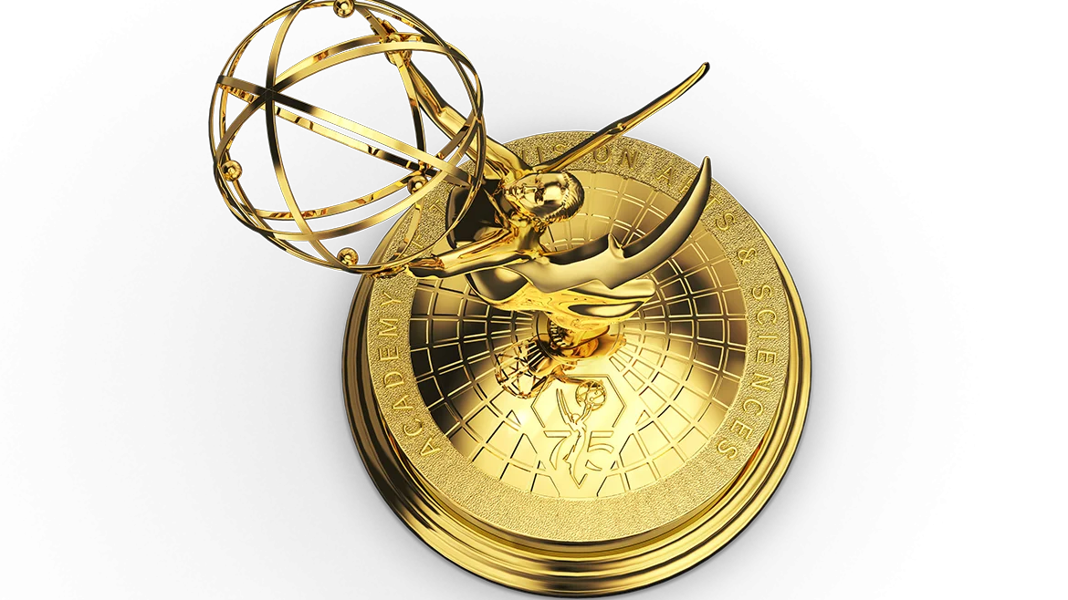 La estatuilla de la 75 edición de los premios Emmy 2023