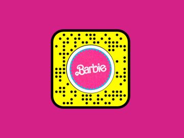 La lente de Barbie en Snapchat