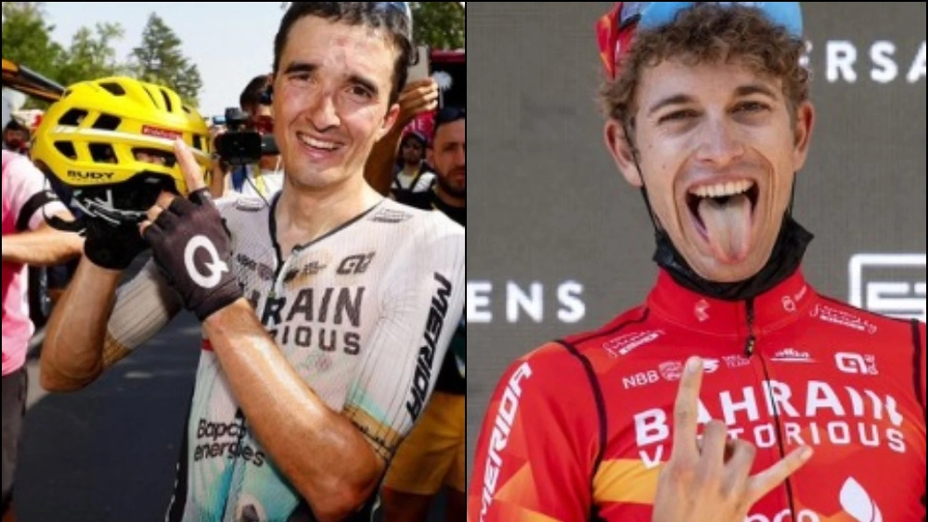 La emotiva dedicatoria de Pello Bilbao con el fallecido Gino Mäder tras ganar en elTour de Francia