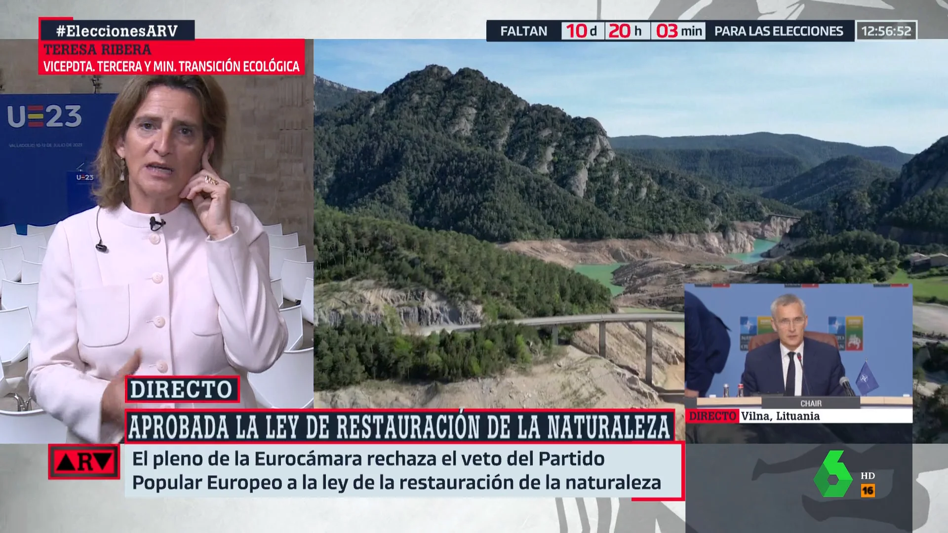 Teresa Ribera advierte del peligro degar el cambio climático: "Una irresponsabilidad con la que juega la derecha"