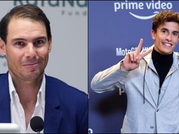 Rafa Nadal y Marc M&aacute;rquez
