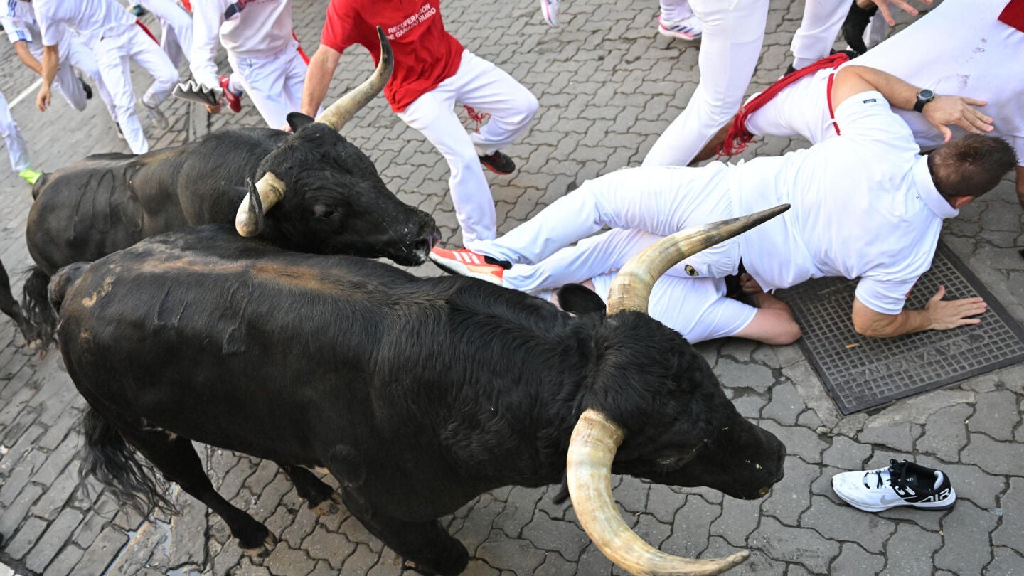 V&Iacute;DEO | El octavo y &uacute;ltimo encierro de San Ferm&iacute;n, en directo: hoy, los toros de Miura