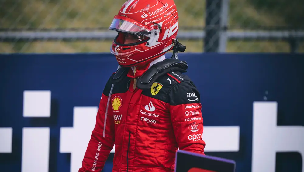 Charles Leclerc en el GP de Reino Unido