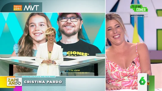El divertido vacile de Cristina Pardo a Valeria Ros tras escucharla hablar inglés El divertido vacile de Cristina Pardo a Valeria Ros tras escucharla hablar inglés