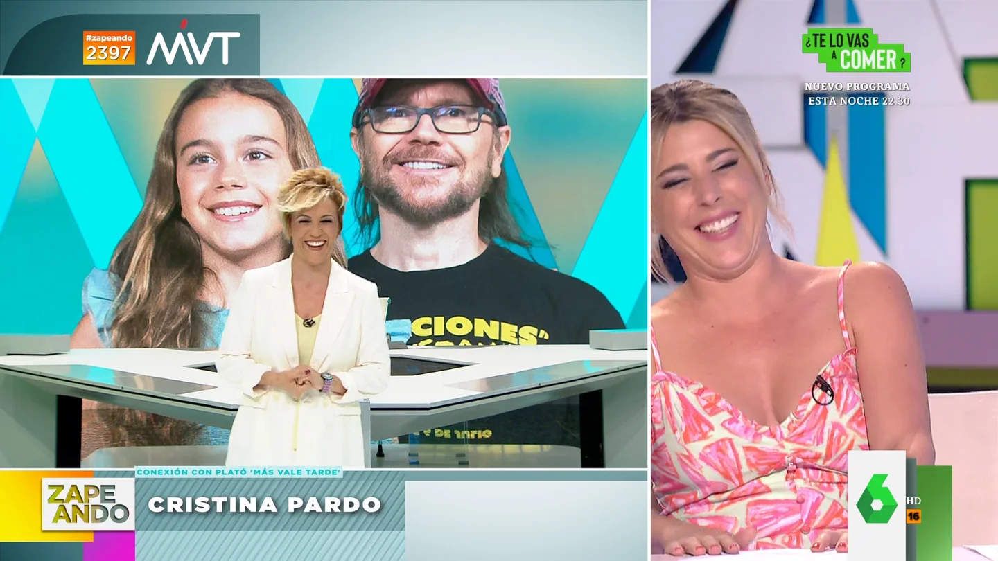 El divertido vacile de Cristina Pardo a Valeria Ros tras escucharla hablar inglés El divertido vacile de Cristina Pardo a Valeria Ros tras escucharla hablar inglés