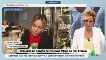El enfado de Cristina Pardo con las 60 reservas falsas a un restaurante de Pamplona: "Hay que ser mala persona y miserable"