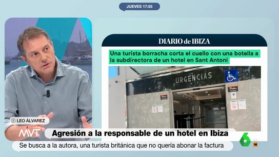 La Guardia Civil busca a la turista británica que agredió con una botella a la trabajdora de un hotel. Ibiza
