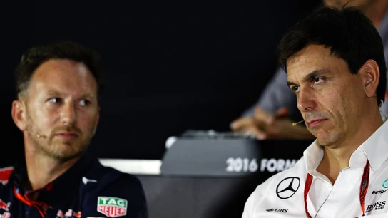 Christian Horner y Toto Wolff Christian Horner y Toto Wolff