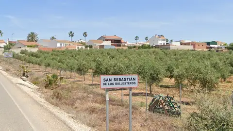 Entrada a San Sebastián de los Ballesteros, en Andalucía Entrada a San Sebastián de los Ballesteros, en Andalucía