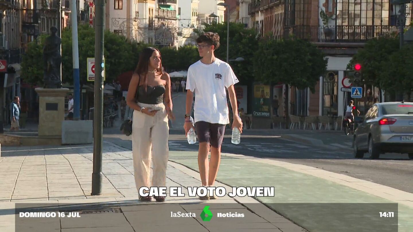 El voto de los más jóvenes, en declive