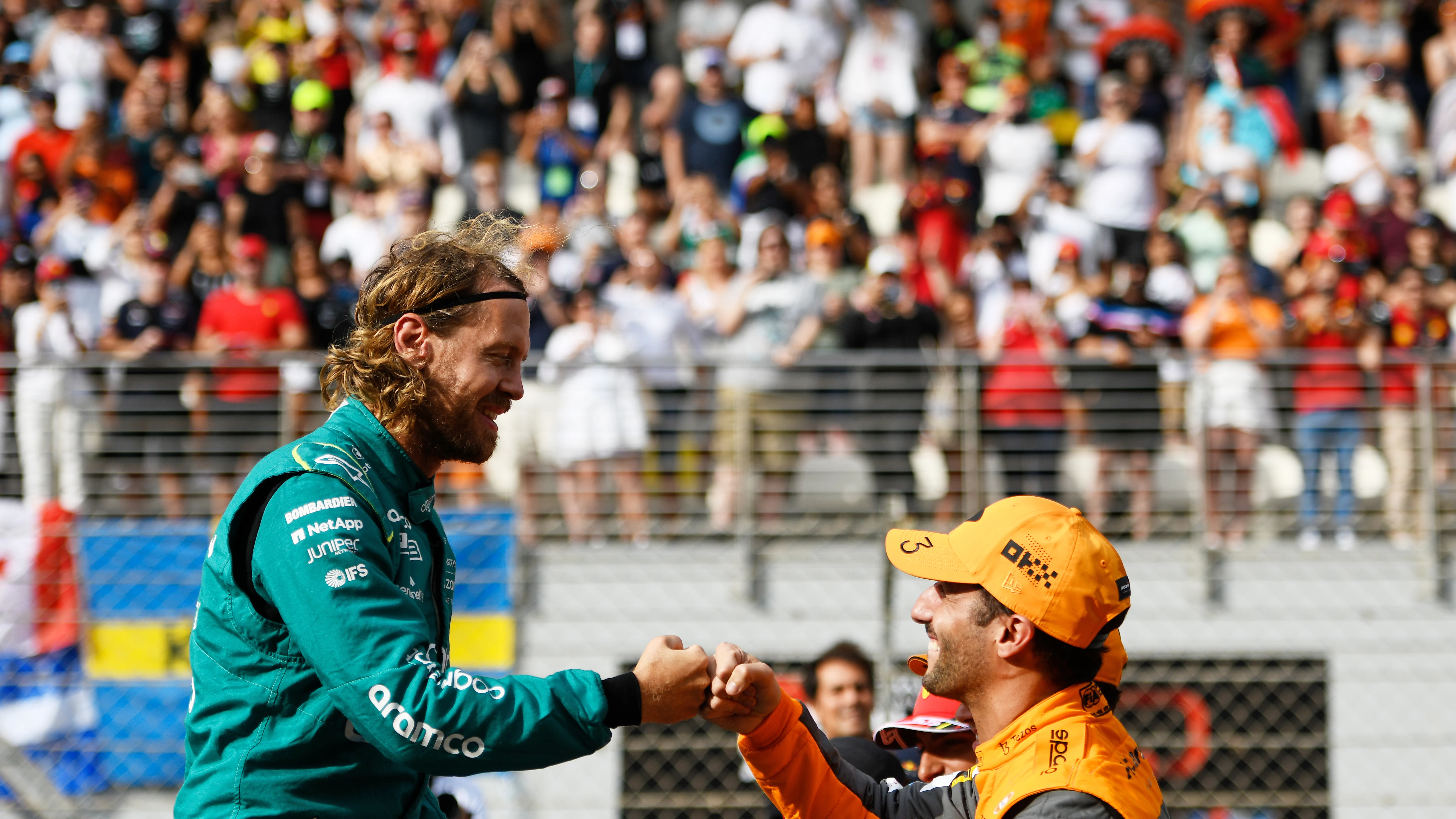 Sebastian Vettel y Daniel Ricciardo