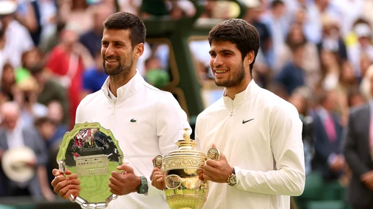 Novak Djokovic y Carlos Alcaraz Novak Djokovic y Carlos Alcaraz