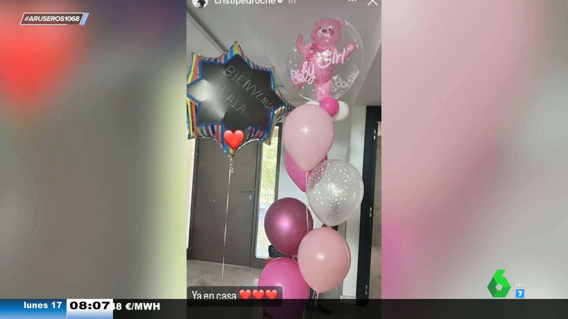 Cristina Pedroche publica las primeras fotos desde su casa tras nacer su hija Laia