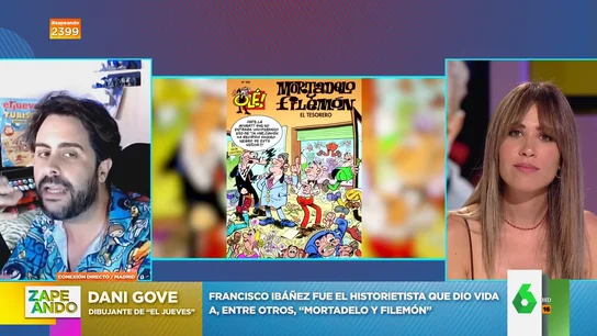 Dani Gove explica la clave del éxito de Francisco Ibáñez para que sus cómics envejezcan bien Dani Gove explica la clave del éxito de Francisco Ibáñez para que sus cómics envejezcan bien