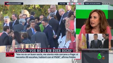  Angélica Rubio, tajante sobre la postura de Feijóo con Vox: "No tomemos el pelo a los electores"