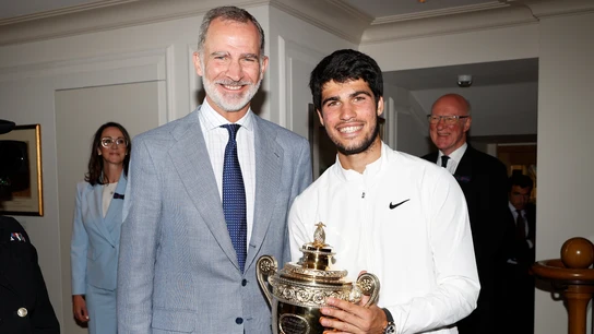Carlos Alcaraz y el Rey Felipe VI Carlos Alcaraz y el Rey Felipe VI