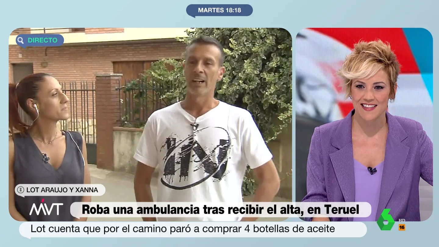 El hombre que robó una ambulancia asegura que paró a comprar aceite El hombre que robó una ambulancia asegura que paró a comprar aceite