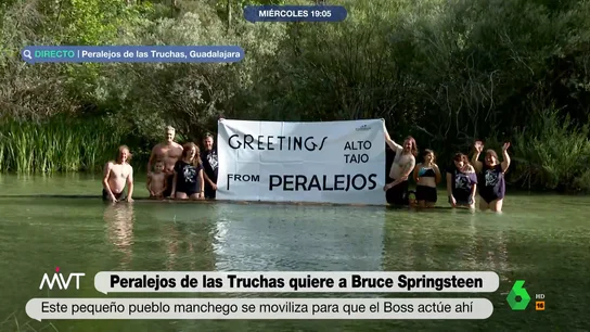 Peralejos de las Truchas lucha contra viento y marea para que Bruce Springsteen haga una parada de su gira en el pueblo de Guadalajara Peralejos de las Truchas lucha contra viento y marea para que Bruce Springsteen haga una parada de su gira en el pueblo de Guadalajara