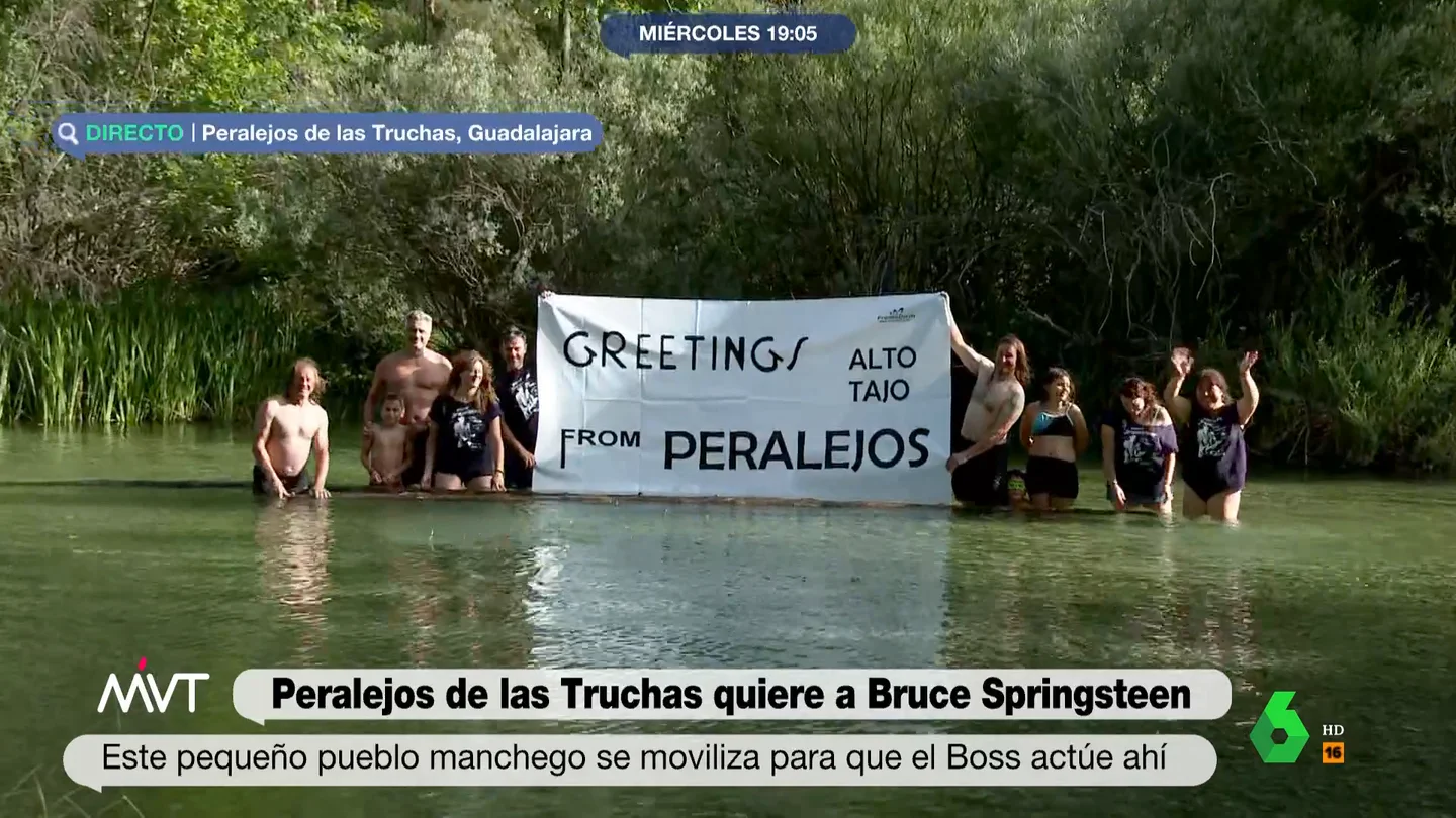 Peralejos de las Truchas lucha contra viento y marea para que Bruce Springsteen haga una parada de su gira en el pueblo de Guadalajara Peralejos de las Truchas lucha contra viento y marea para que Bruce Springsteen haga una parada de su gira en el pueblo de Guadalajara