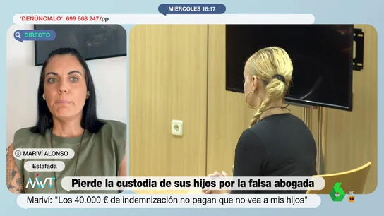 Mariví Alonso, madre estafada por una falsa abogada Mariví Alonso, madre estafada por una falsa abogada