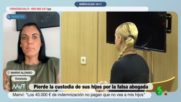 Mariví Alonso, madre estafada por una falsa abogada