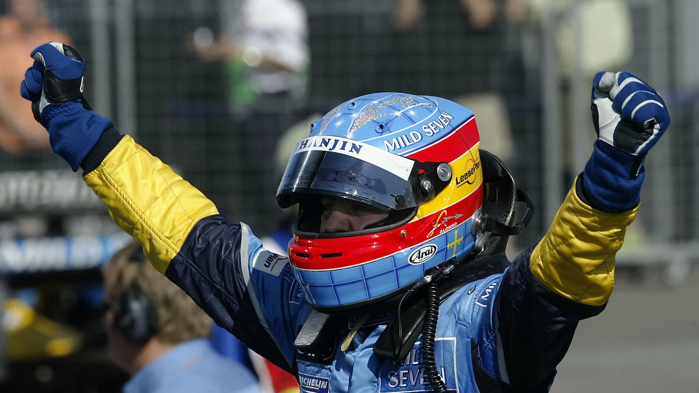 Fernando Alonso en Hungría 2003 Fernando Alonso en Hungría 2003