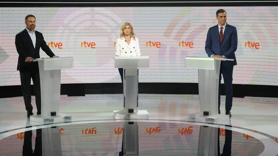 Debate a tres entre Díaz, Sánchez y Abascal Debate a tres entre Díaz, Sánchez y Abascal