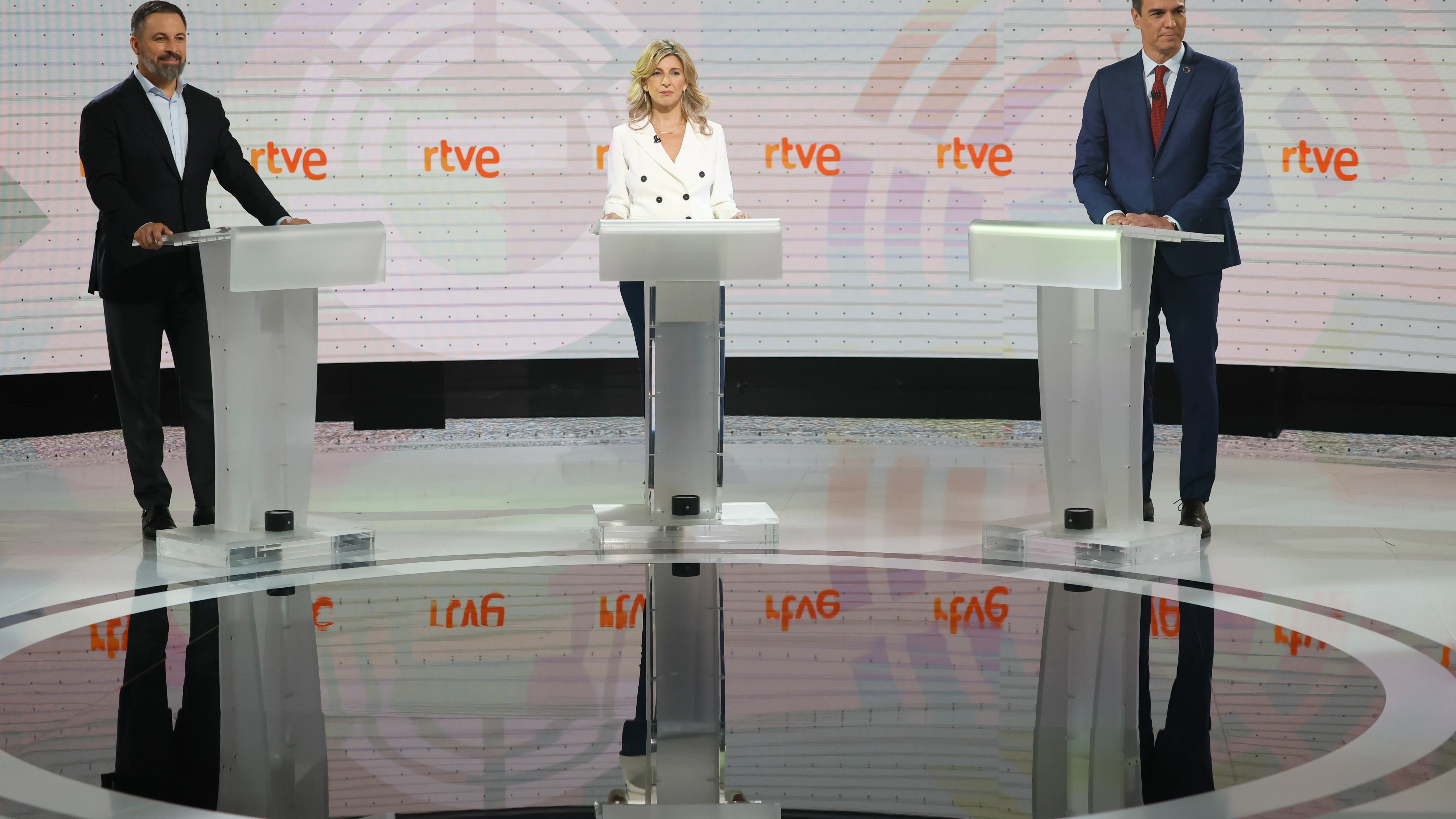 Debate a tres entre Díaz, Sánchez y Abascal