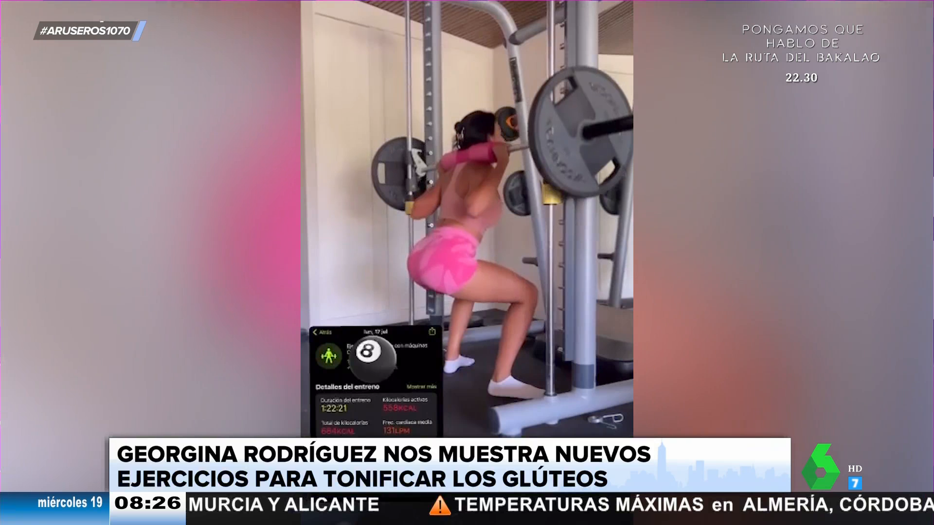 El viral de Georgina Rodríguez entrenando glúteos que demuestra qué  ejercicios son claves