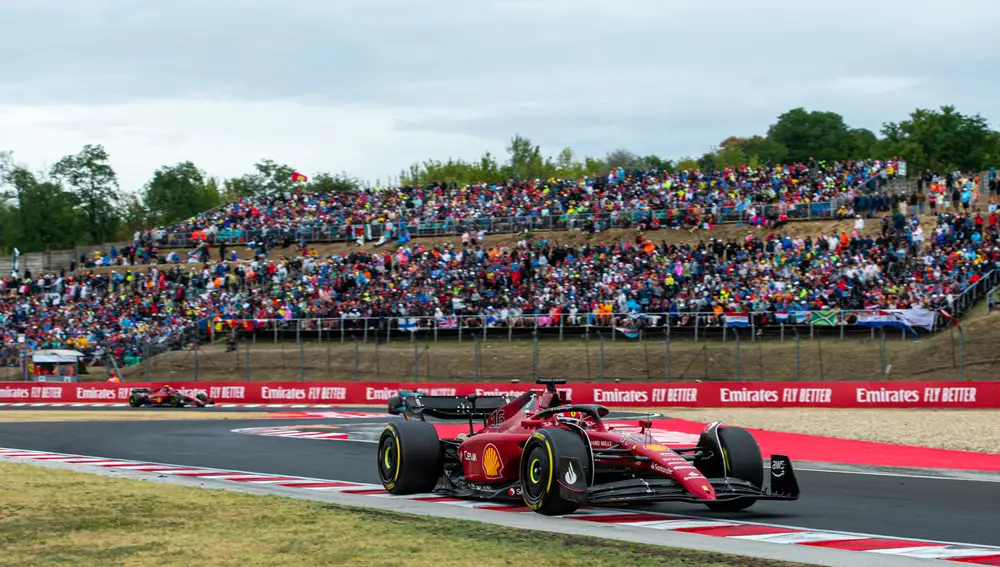 Ferrari en el GP de Hungría de 2022
