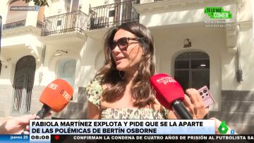 Fabiola Martínez estalla contra los reporteros tras las polémicas de Bertín Osborne: "Me habéis forzado a ponerme una cremallera en la boda"