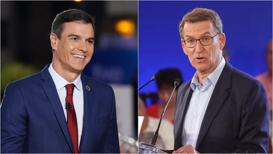 Pedro Sánchez y Alberto Núñez Feijóo, en imágenes de archivo Pedro Sánchez y Alberto Núñez Feijóo, en imágenes de archivo