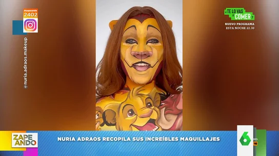 Del Rey León a Jack Sparrow: las increíbles recreaciones de personajes Disney de la maquilladora Nuria Adraos Del Rey León a Jack Sparrow: las increíbles recreaciones de personajes Disney de la maquilladora Nuria Adraos