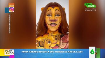 Del Rey León a Jack Sparrow: las increíbles recreaciones de personajes Disney de la maquilladora Nuria Adraos