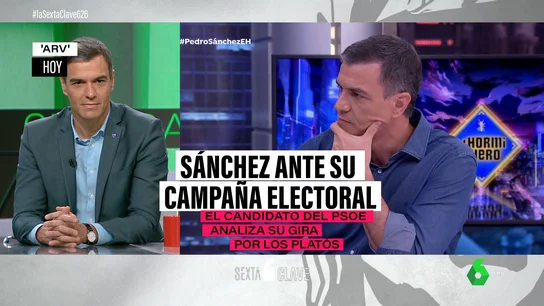 Sánchez reacciona a su campaña electoral y admite arrepentirse de no haber ido a platós televisivos en otras camñanas Sánchez reacciona a su campaña electoral y admite arrepentirse de no haber ido a platós televisivos en otras camñanas